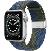 CaseOnline Punottu elastinen rannekoru Apple watch 6 (40mm) - bluegreen