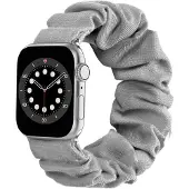 CaseOnline Scrunchie elastinen rannekoru Apple Watch 6 (40mm) - Harmaa
