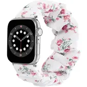 CaseOnline Scrunchie elastinen rannekoru Apple Watch 6 (44mm) - Flower