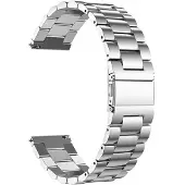 SKALO Teräsranneke Samsung Watch 3 41mm - Hopea