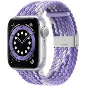 CaseOnline Punottu elastinen rannekoru Apple watch 6 (40mm) - gradientpurple