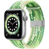 CaseOnline Punottu elastinen rannekoru Apple watch 6 (40mm) - gradientgreen