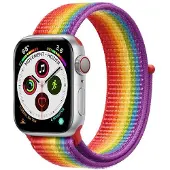CaseOnline Apple Watch 6 (44 mm) nylonrannekoru - Pride Edition