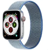CaseOnline Apple Watch 5 (44 mm) nylonrannekoru - Tahoe Blue