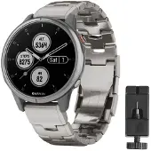 CaseOnline Rannekoru titaani Garmin Fenix 5S/5S Plus - Hopea