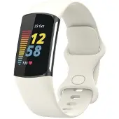 CaseOnline Sport Armband Fitbit Charge 5 (L) - Antikvit