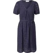 Vila Viamalina V-Neck S/S Dress/Pb - Navy - XS
