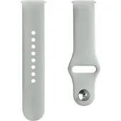 Evelatus 20 mm silikoniset lenkkirannekkeet (130 mm M / L) Hopeanväriset