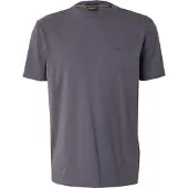 BOSS for man. 50506373 T-shirt with contrasting grey logo (XXL), Casual, Cotton, Short sleeve
