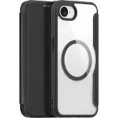 DUX iPhone 16e Skin X Pro Lompakkokotelo - Musta