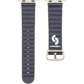 Connect Watch 42/44/45mm merellinen nahkainen kellonranneke tummansininen