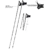 Komperdell FXP Carbon The Erlkönig Polkujuoksusauvat koko 120 cm väri black/white