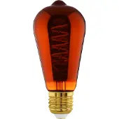 Eglo LED-lamppu ST64 Spiral 4W/820 30 lumen copper dimmable E27