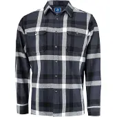 Projob 5212 Flanellipaita - Navy blue - 4XL