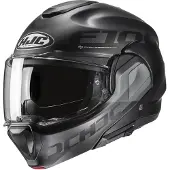HJC F100 Hetal Flip-Up Kypärä Matta/Musta/Harmaa unisex, size XS