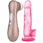 Paketerbjudande Satisfyer Pro 2 + Dildo 20 cm