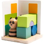 BS Toys Panda's Puzzle Peli