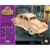 Eureka Gepetto's Workshop Wooden Construction Kit 3D - Car