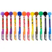 Canenco Fruity Squad PomPom Gel Pens with Fragrance 12pcs