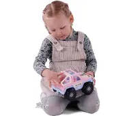 Cavallino - Cavallino Jeep Pink with 2 Toy Figures