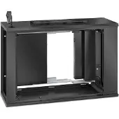 APC NetShelter WX 6U Low-Profile, seinäkiinnitettävä 19" kaappi, musta
