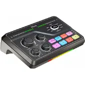 Fifine AmpliGame SC8 Audio Mixer - Musta Äänimikserit
