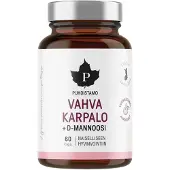 Puhdistamo Vahva Karpalo + D-mannoosi 60kaps