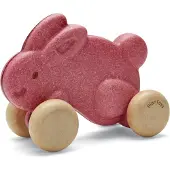 PlanToys Push along bunny - pink