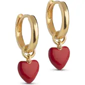 Enamel Copenhagen Hoops, Amore - Red - ONE SIZE