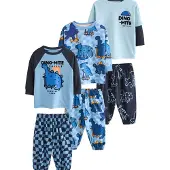 Next Yöpuku 'Oversized' laivastonsininen / vaaleansininen
