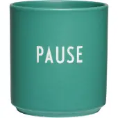 Design Letters suosikkikuppi 25 cl Pause-antique green