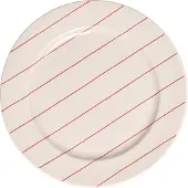 Design Letters Pyjamas Plate - Red - Ø 23 CM