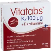 Hankintatukku Vitatabs K2 + D3