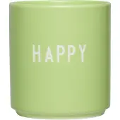 Design Letters - Favourite Muki Happy 25 cl Shadow Lime