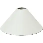 Ferm Living Collect Cone Lampunvarjostin - Lampunvarjostimet Rauta Valkoinen - 1104269669