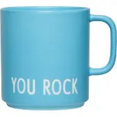 Design Letters VIP -suosikkikuppi kahvalla 25 cl You rock
