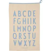 Design Letters Premium classic keittiöpyyhe 50x70cm ABC-sininen