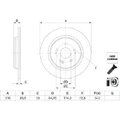 Bosch Jarrulevy (1kpl) 0 986 479 H57