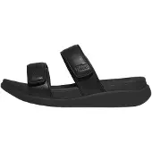 FitFlop F-Mode Go Adjustable Flatform Two-Bar Slides - Black - 39