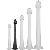 Darksil Whale Dildo Medium Black 40 cm