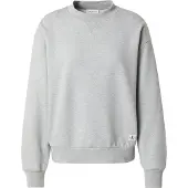 Calvin Klein Jeans A- Ls Badge Logo Terry Crew Nk - Grey - S