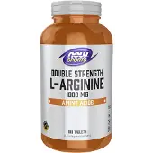 Now , Urheilu, L-Arginiini, 1,000 mg, 180 Tablettia