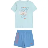 Nike Knit Short Set - Blue - 98/104