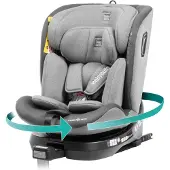 Babyauto Lastenistuimen Babyauto Anthracite - ECE R129 Hyväksytty Lapsille 0-36 kg