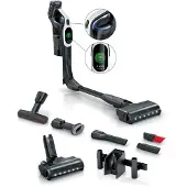 Bosch BCS1041WAC, Sauvaimuri, Pussiton, musta, Valkoinen, 0,4 L, Kuiva, HEPA