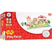 Bigjigs Wooden Play Farm with Accessories 48 ??pcs.