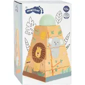 Small Foot - Stacking tower Safari 6 pcs.