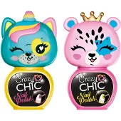 Clementoni Crazy Chic Nail Polish Yellow/Pink 2 pcs.