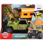 Dickie Toys Dino Camper Leksaksbil, 23 Cm - Multi/patterned - ONE SIZE