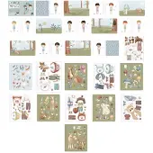 Little Dutch Dress up Sticker book Jim Forest Friends